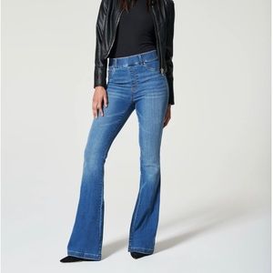 Spanx Flare Jeans in Vintage Indigo